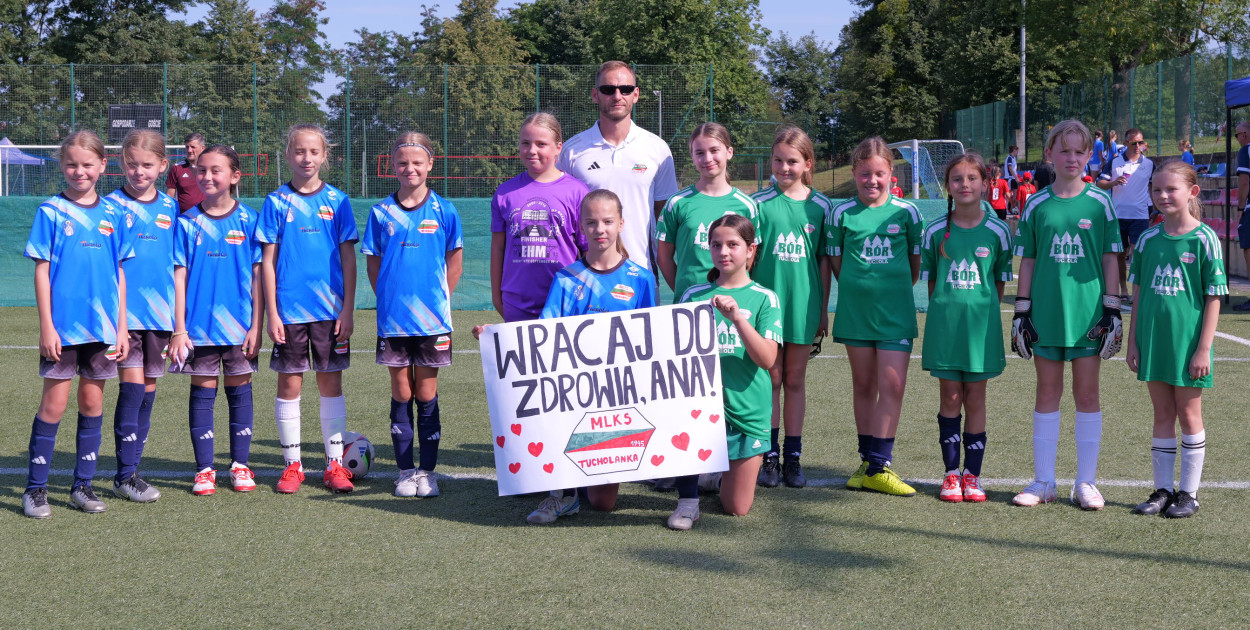 Gospodynie z Tucholanki zagrały w kilku składach. Tutaj młodsze drużyny. Fot. Piotr Paterski