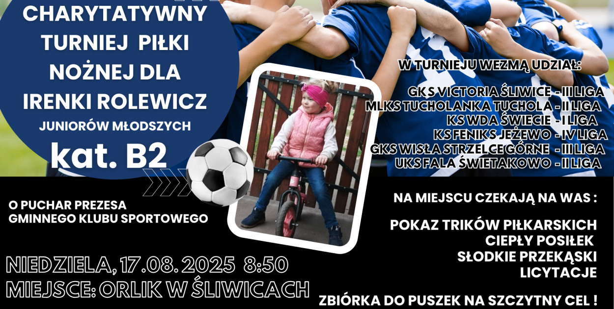 Śliwice. W niedzielę na orliku gramy dla Irenki! / ZAPOWIEDŹ