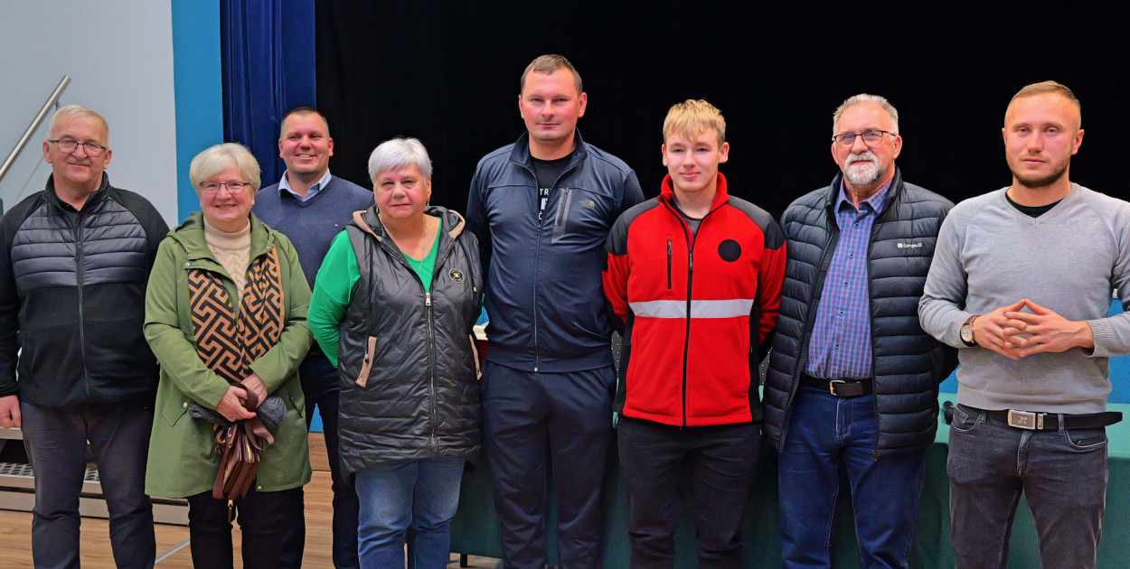 Cekcyn. Rada sołecka z sołtyską Teresą Barwik. Fot. Piotr Paterski