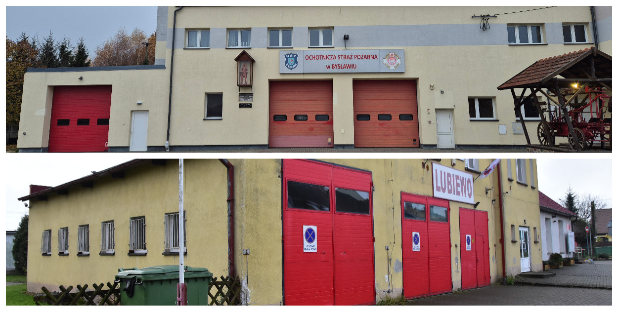 Gmina Lubiewo na przełomie 2025 i 2026 roku realizować będzie dwuczęściowe zadanie polegające na przebudowie i rozbudowie budynku Ochotniczej Straży Pożarnej w Lubiewie oraz modernizacji pomieszczeń w budynku Ochotniczej Straży Pożarnej w Bysławiu. fot. Anna Lipska