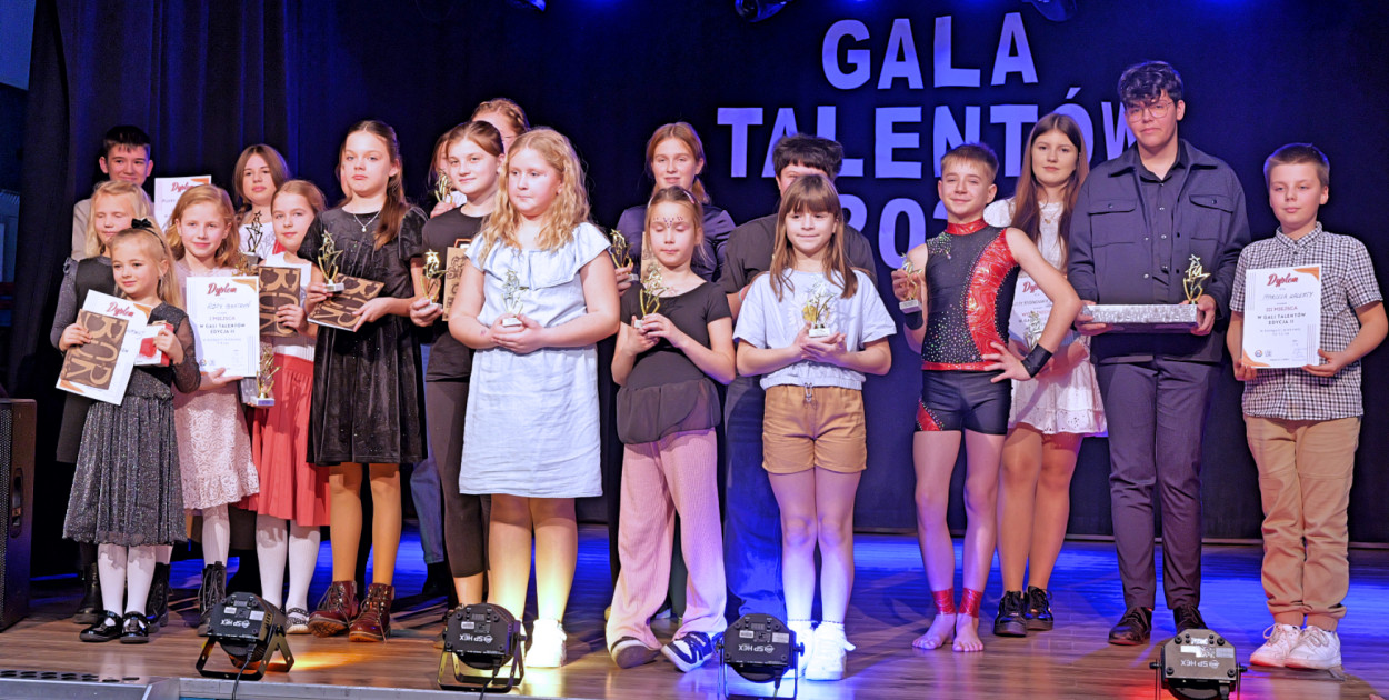 Uczestnicy Gali Talentów w Cekcynie, fot. Piotr Paterski