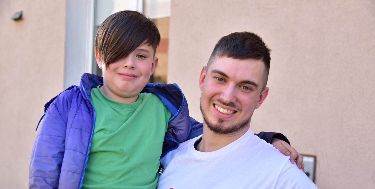 Mikołaj Janowic, koordynator astrobazy w Gostycynie, swoją pasją do kosmosu zaraził m.in. młodszego brata, Artura. Fot. (aw)