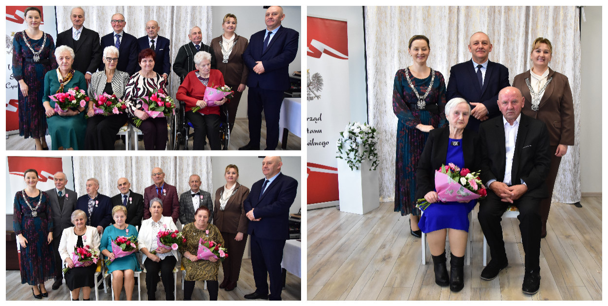 Uroczystość jubileuszy pożycia małżeńskiego, podczas której uhonorowano pary świętujące wiele lat wspólnego życia, odbyła się 2 grudnia (wtorek) w lubiewskim Klubie Seniora. Fot. Anna Lipska