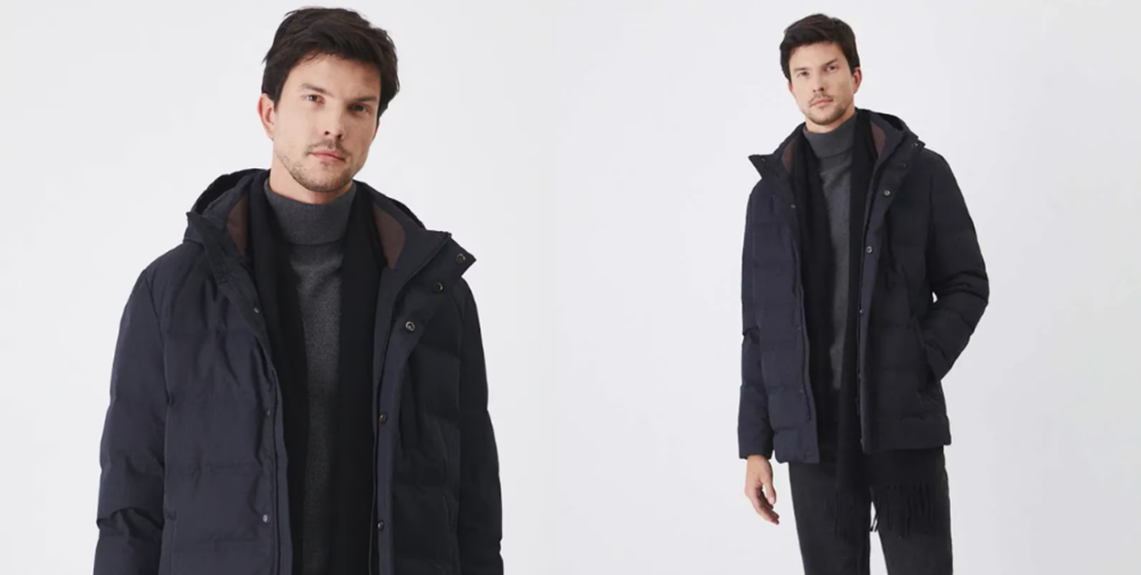 Szczególną uwagę warto zwrócić na kurtki puchowe męskie, które łączą minimalistyczny design z funkcjonalnością. Źródło zdjęcia: własne – wearmedicine.com