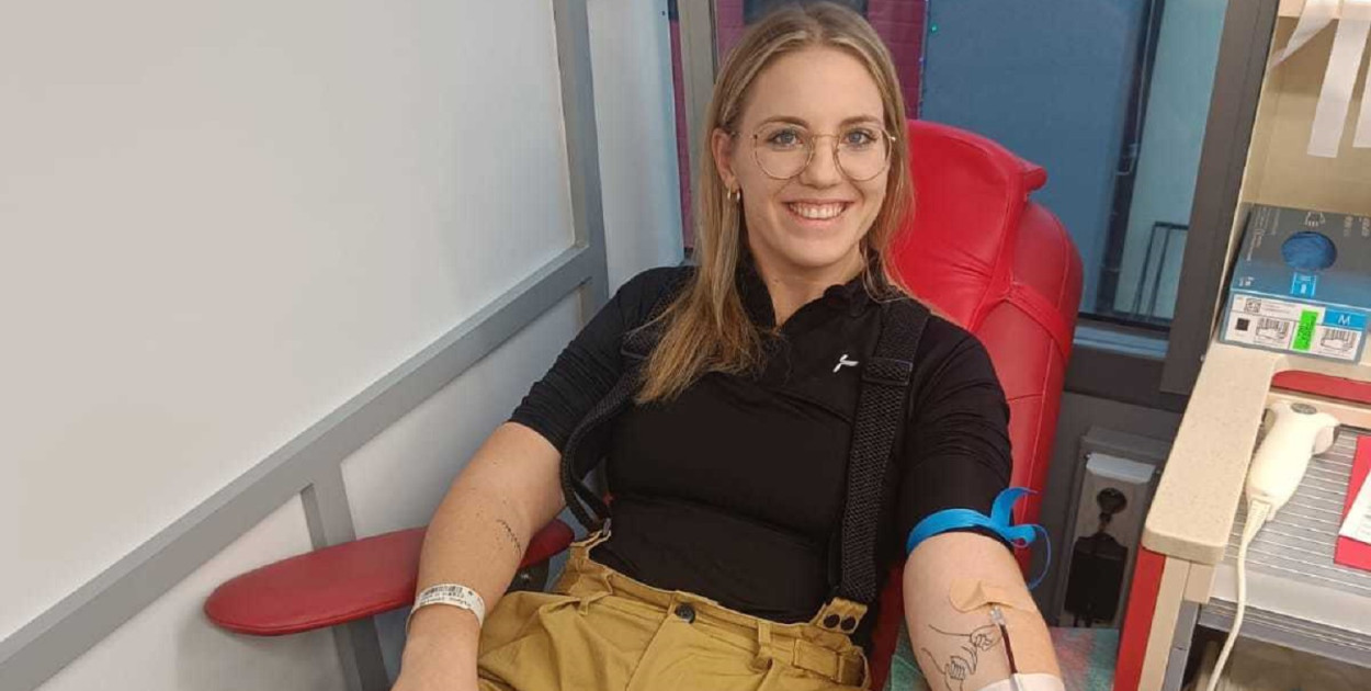 W gronie krwiodawców liczną grupę stanowili druhowie z różnych jednostek OSP w z terenu gminy Kęsowo. fot. UG w Kęsowie