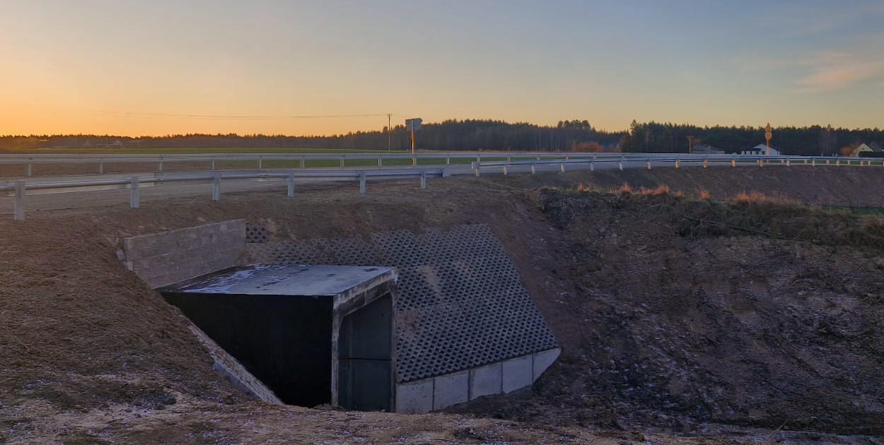 Przebudowany wiadukt w Klonowie. Fot. Powiat Tucholski