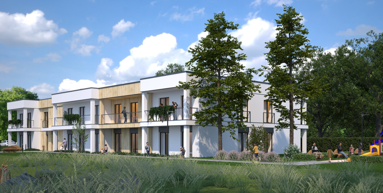 Przy ulicy Polnej powstanie dwukondygnacyjny budynek wielorodzinny. Źródło: Gmina Lubiewo