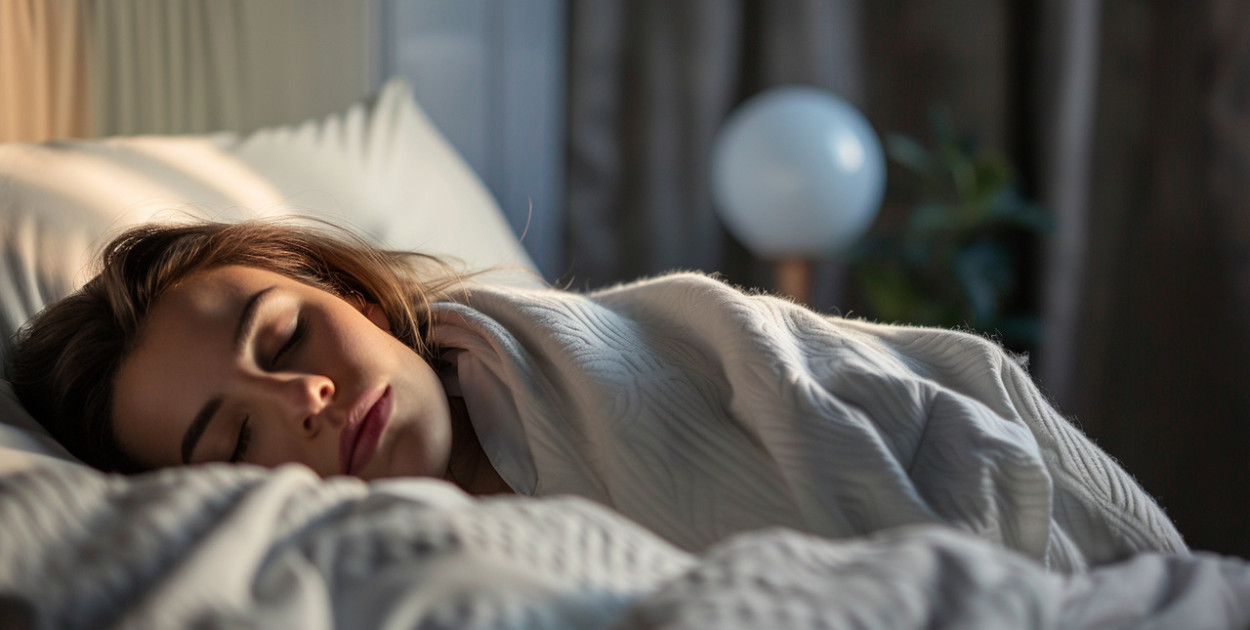 Znaczenie snu dla zdrowia trudno przecenić. Podczas snu zachodzą kluczowe procesy regeneracyjne, konsolidacja pamięci, regulacja hormonalna oraz oczyszczanie mózgu z produktów przemiany materii.  Źródło zdjęcia: Midjourney