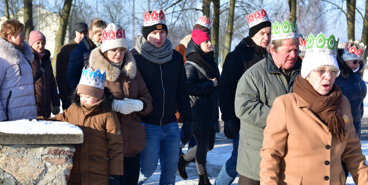 Orszak, zorganizowany przez kęsowską parafię, cieszył się sporym zainteresowaniem wiernych. 