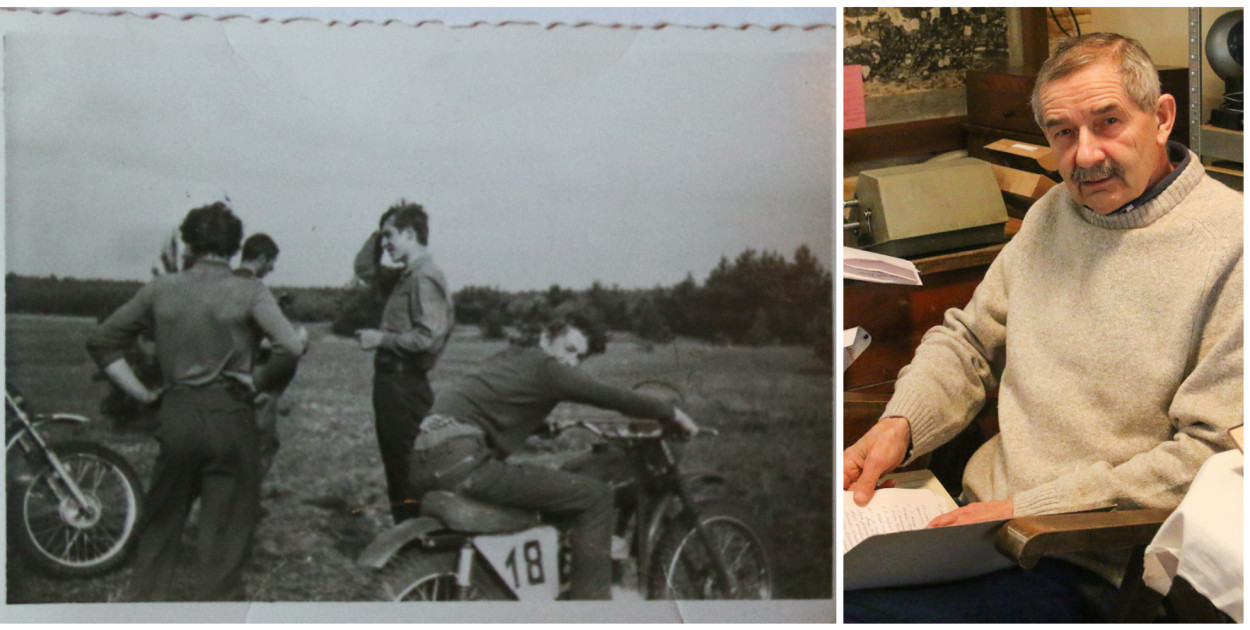 Historia Tucholanki. Na zawody jechaliśmy siedząc na pace między motocyklami CZ. 2