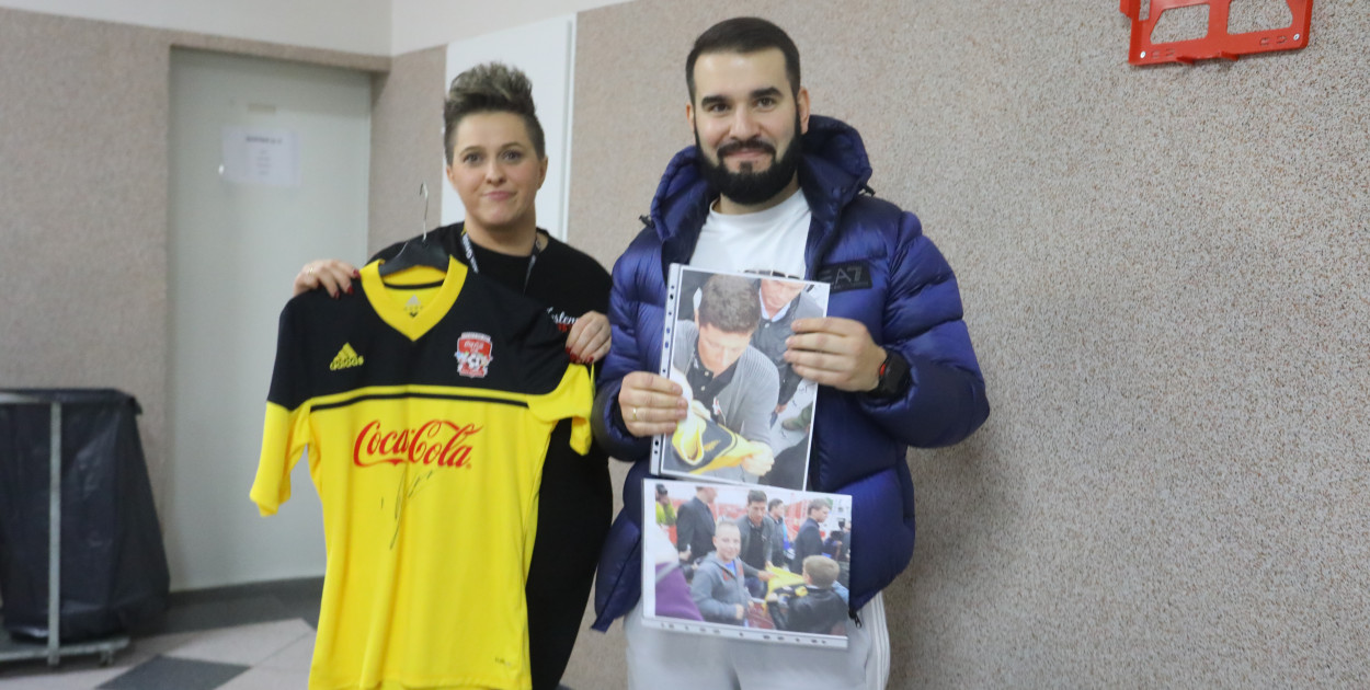 Pawłowi Weltrowskiemu pomógł nawet Robert Lewandowski. Turniej w Kęsowie / FOTO