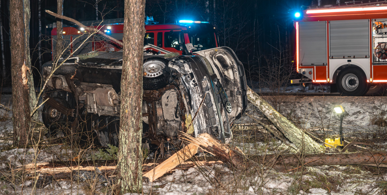 Kierowca z... dwoma zakazami. NOWE INFORMACJE o zdarzeniu koło Lubiewic / FOT