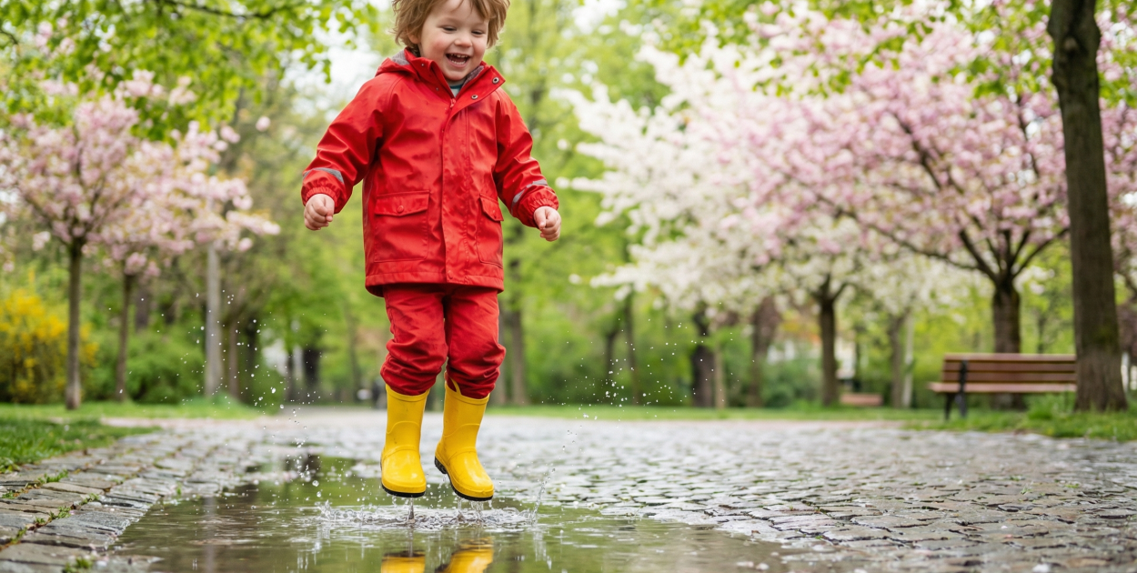 Jak przygotować dzieci na wiosenne spacery? Kalosze dziecięce to podstawa
