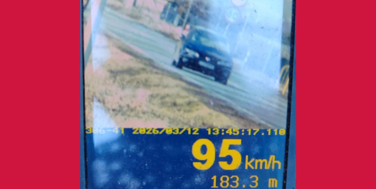 Tuchola-Chojnice. Wyraźnie przekroczył prędkość i prowadził pijany!