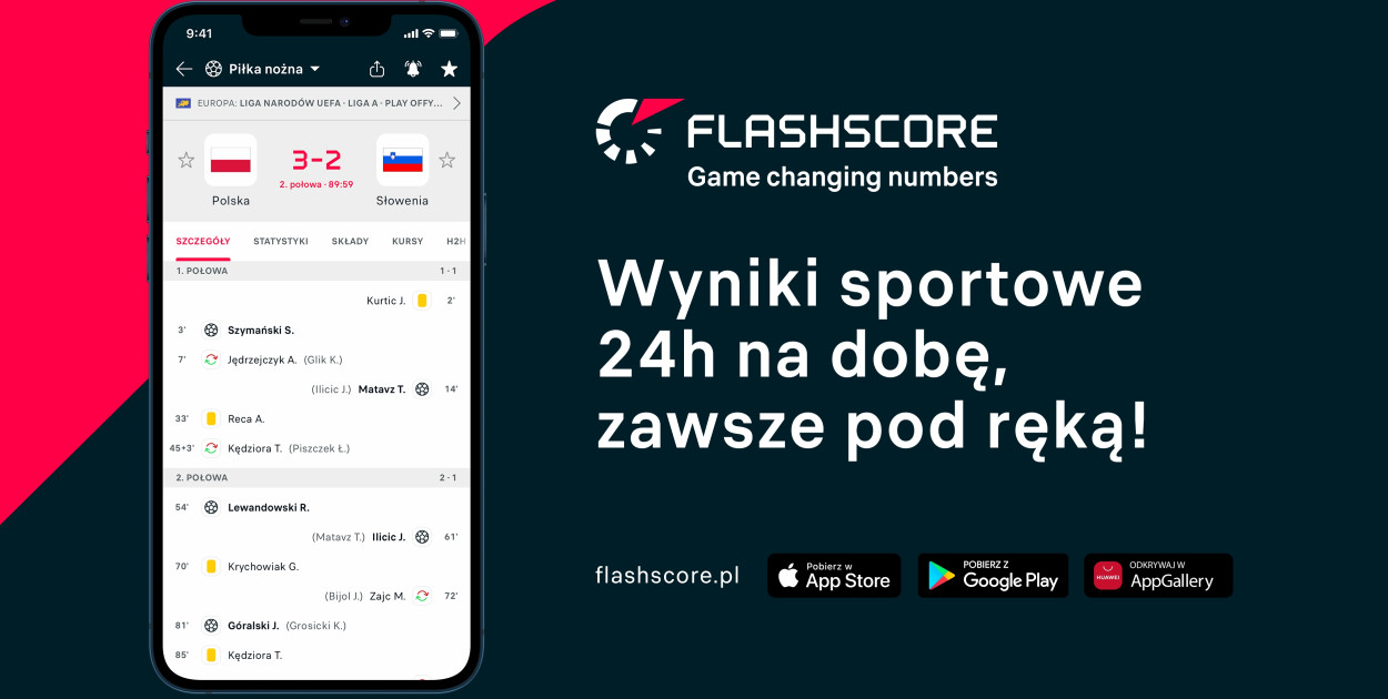 Kluczowe rozgrywki sportowe masz w kieszeni z Flashscore